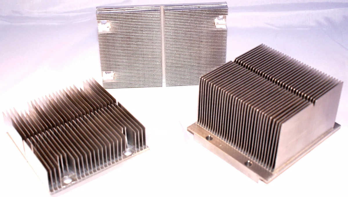 Assorted Skived Fin Heatsinks