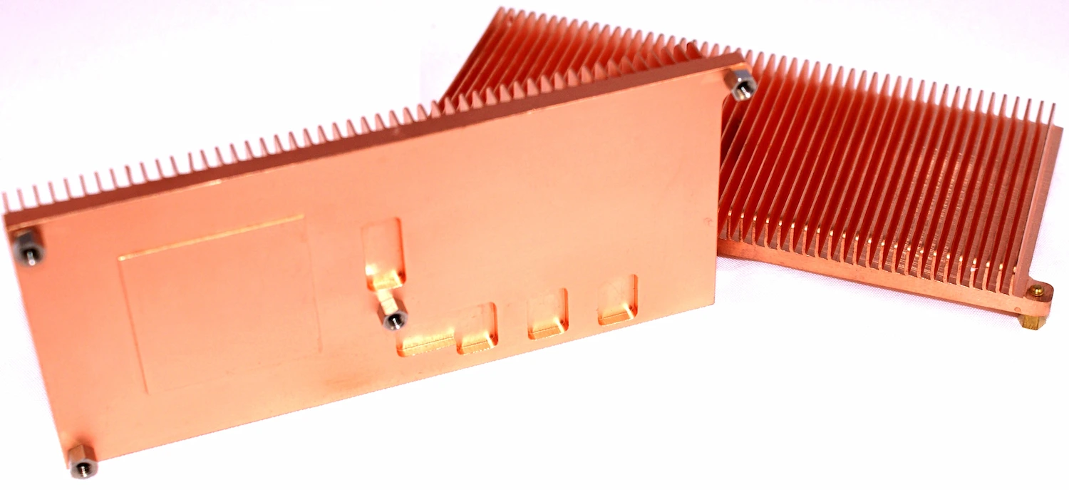 Copper Skived Fin Heatsink