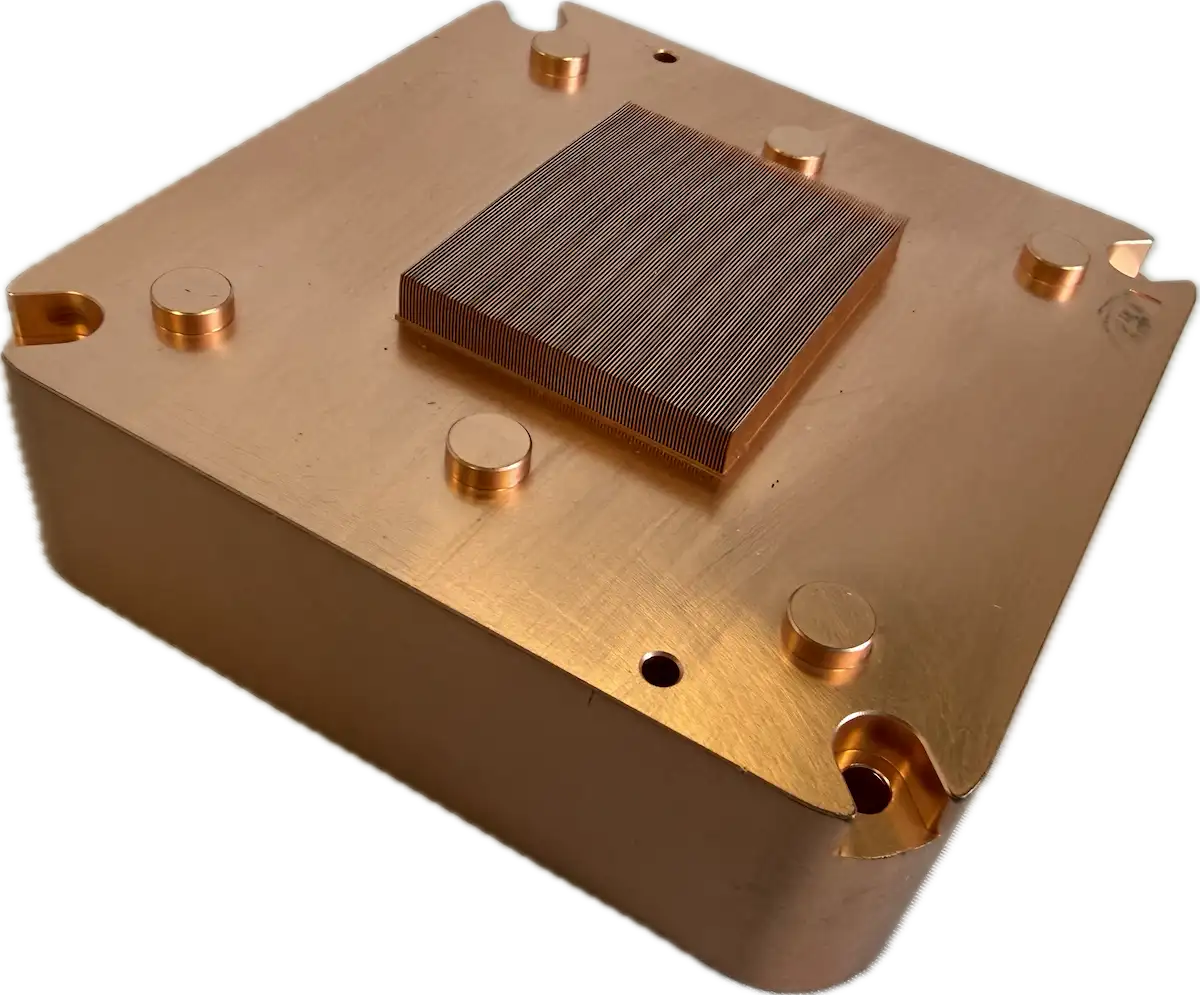 Microskived Cold Plate